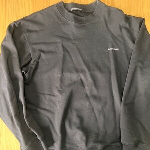 Balenciaga black Crew neck sweatshirt
